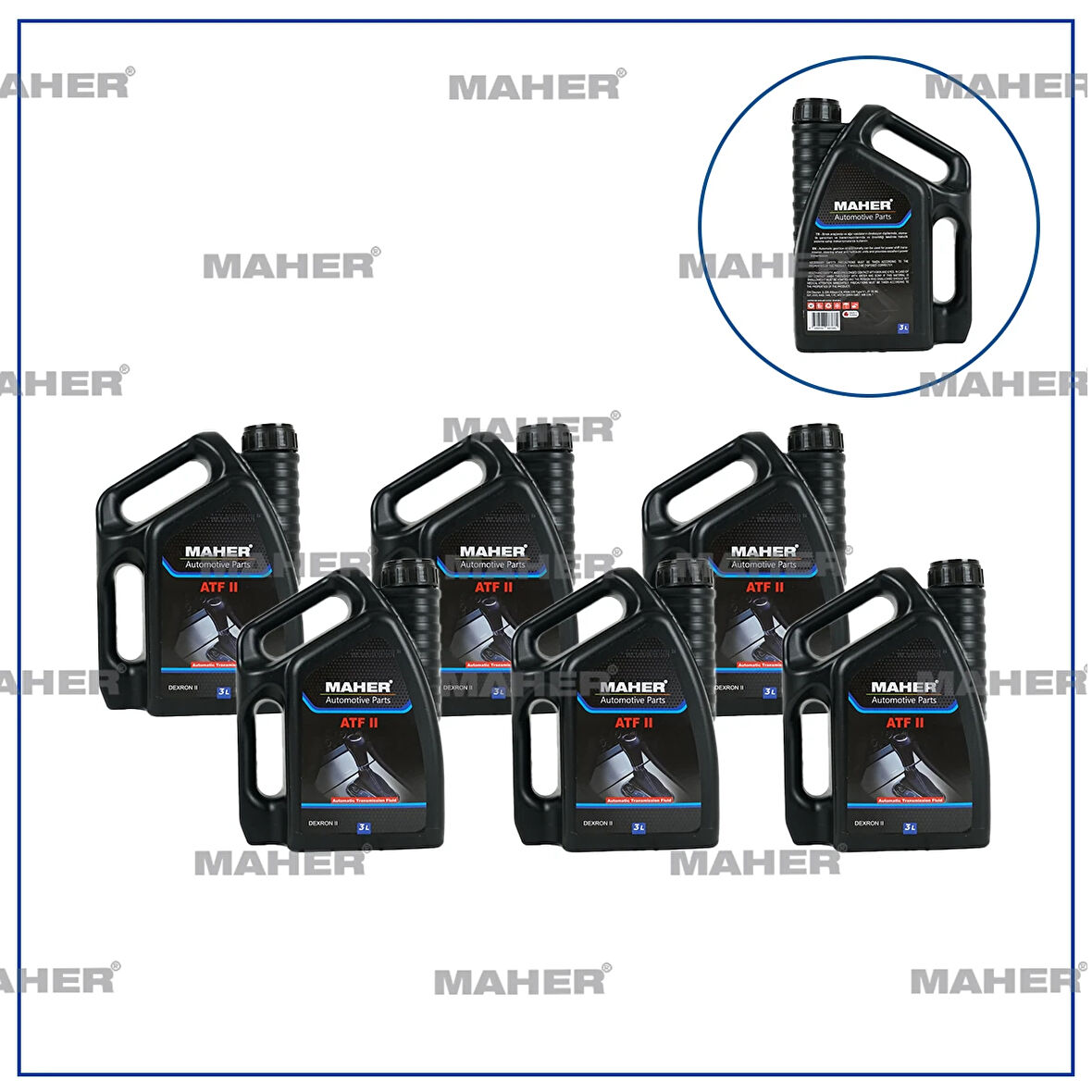 ATF YAĞI DEXRON 2 / 3LT ATFII3 (6 ADET)