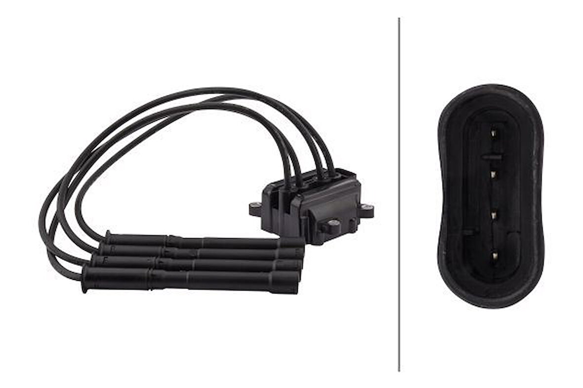 ATEŞLEME BOBİNİ BOBİN KABLOLU CLIO 2-3-KANGOO-MODUS-TWNG 1.2 165 8200360911 8200702693