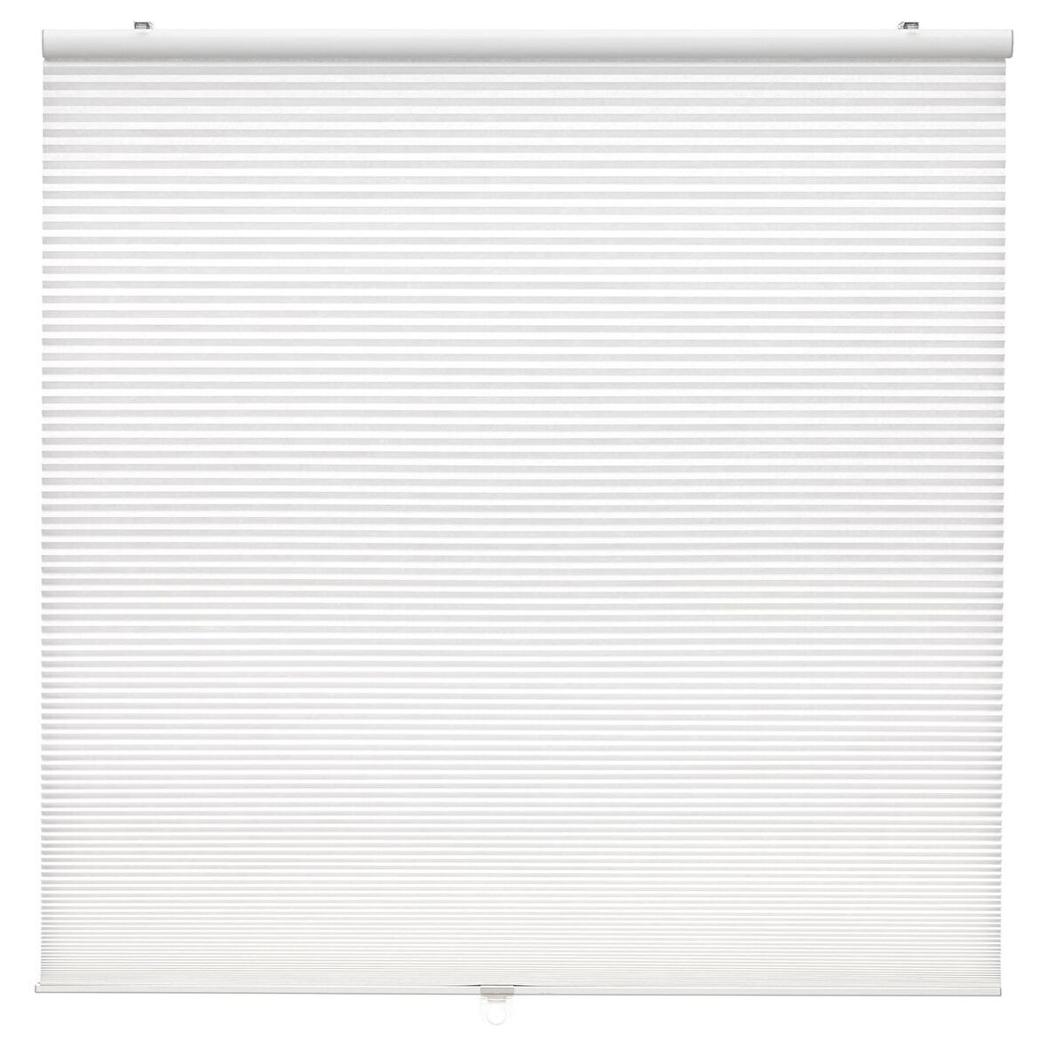 Stor perde, beyaz, 140x155 cm, ışığı geçirir