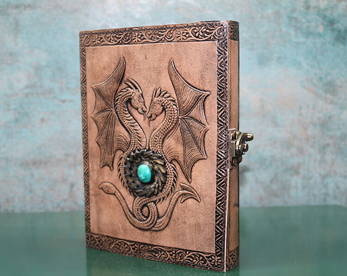 Taşlı Deri Defter Model 8 