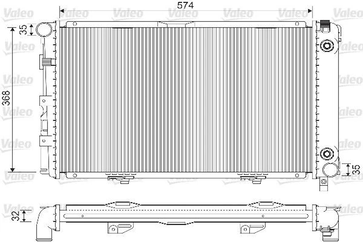 MOTOR SU RADYATORU MERCEDES W201 1985-1993 KLIMALI / OTOMATIK SANZIMAN A2015004103