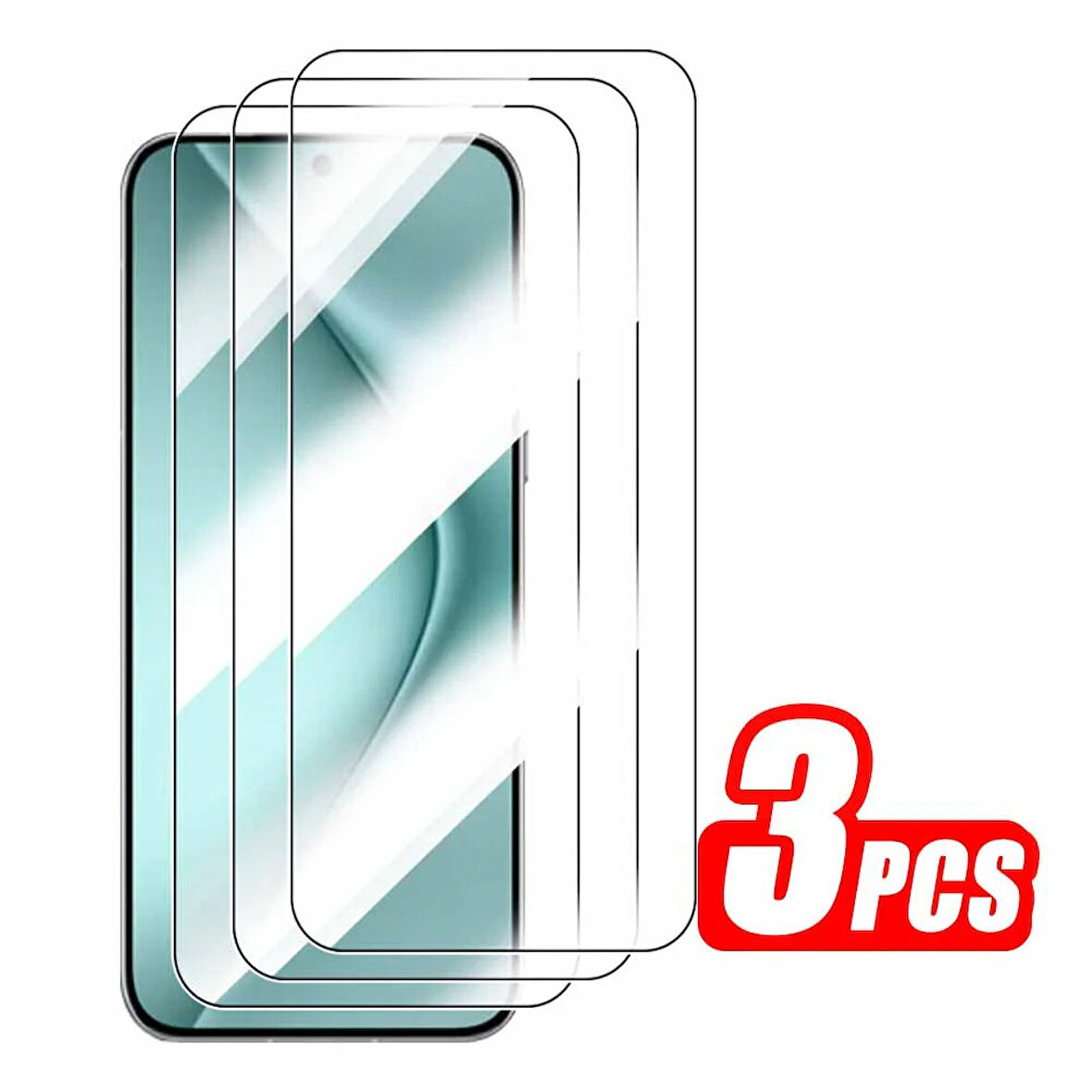 Oneplus Nord 3 için full kaplama nano tempered ekran koruyucu 3 adet set