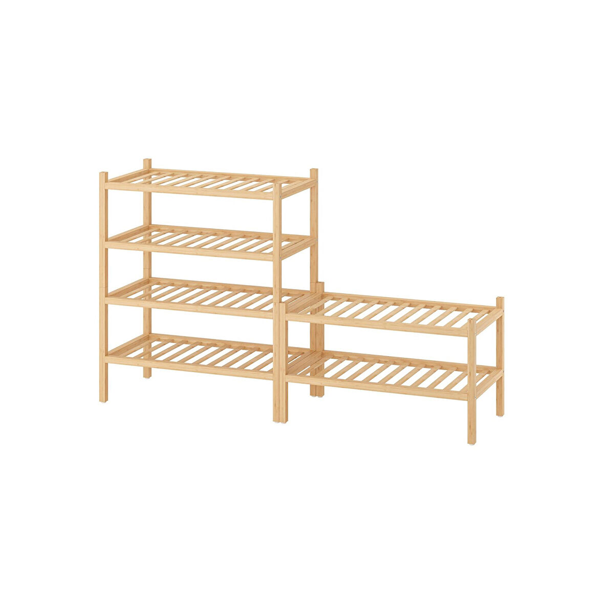 Ayakkabılık, bambu, 3'lü set