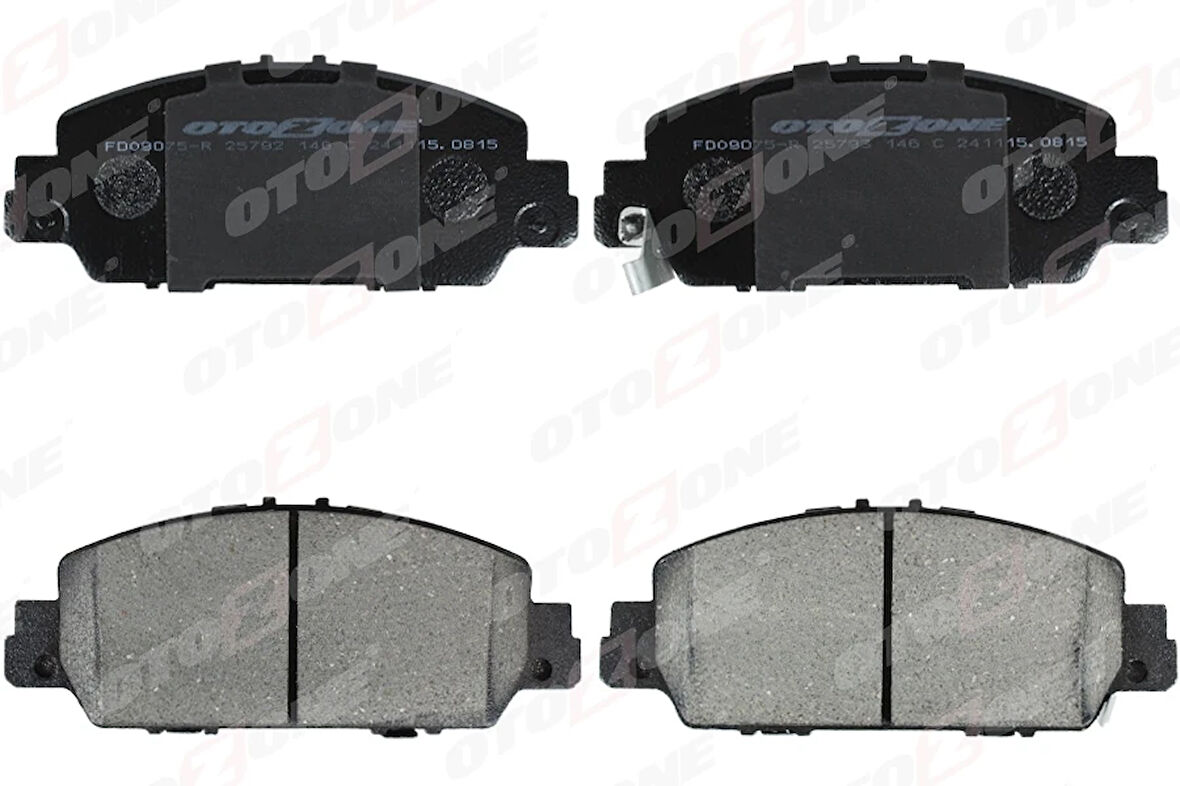 ÖN FREN BALATA HONDA HR-5 1.6L I-DTEC DIZEL RU8 KASA 15- / HR-5 1.5L I-VTEC BENZINLI RU1 KASA 1 5- 45022T2GA00 45022T2GA01 45022TVAA00