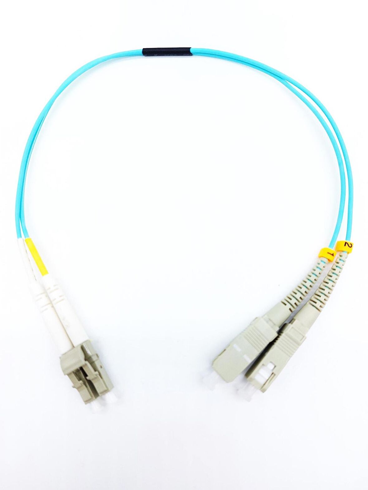 FİBER PATCH CORD SC-LC MM DUPLEX 50/125 OM3 0.30 MT