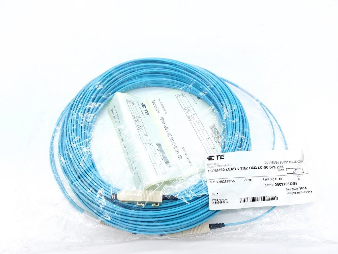 FİBER PATCH CORD SC-LC MM DUPLEX 50/125 OM3 25 MT