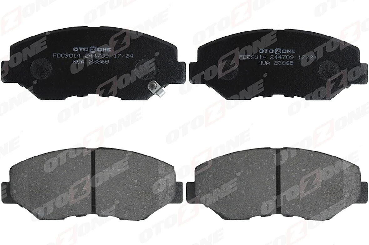 ÖN FREN BALATA HONDA CIVIC 1.6L R16B 4 KAPI SEDAN BENZINLI FC5 KASA 16- / CR-5 2.0L K20 RD KASA 2002-2006 45022S9AA01 45022S9AE50 45022S9AE51