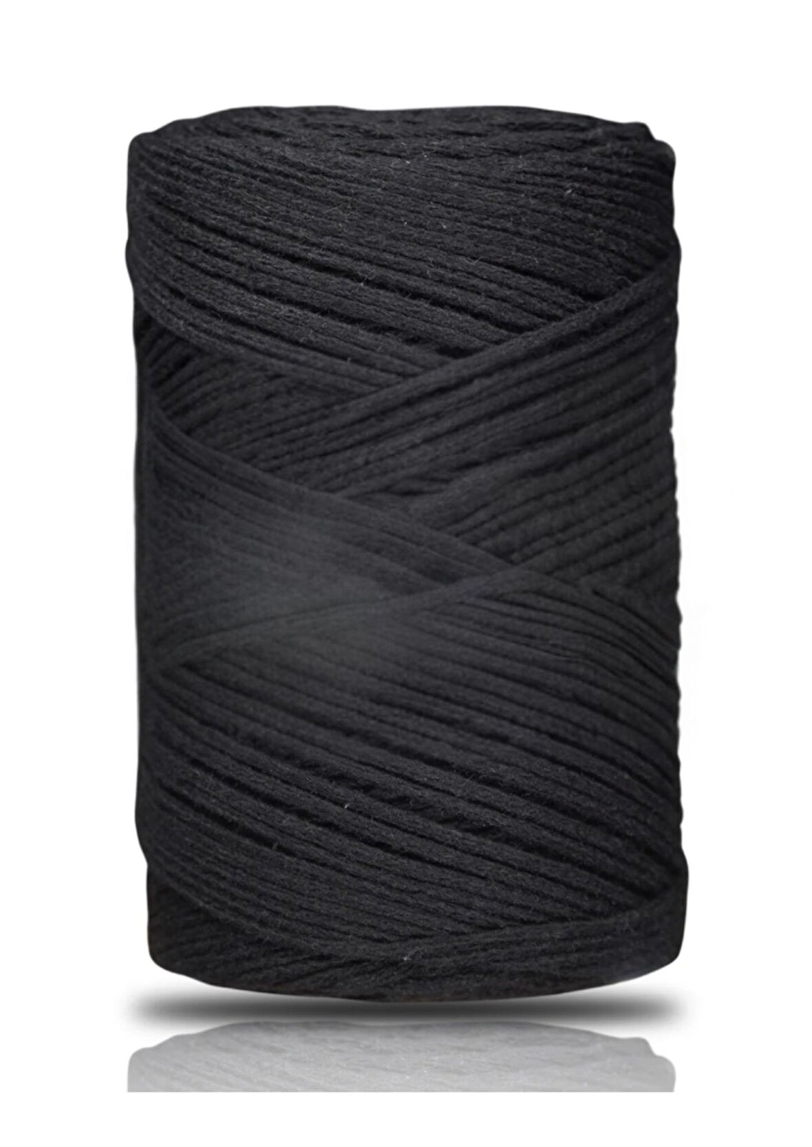 Pamuk Makrome 2 mm Siyah