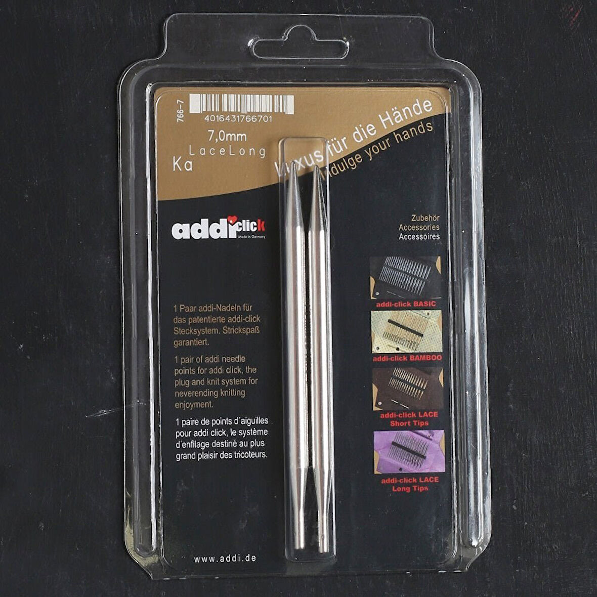 Addi Click Lace 7 Mm Değiştirilebilir Uzun Uçlu Da