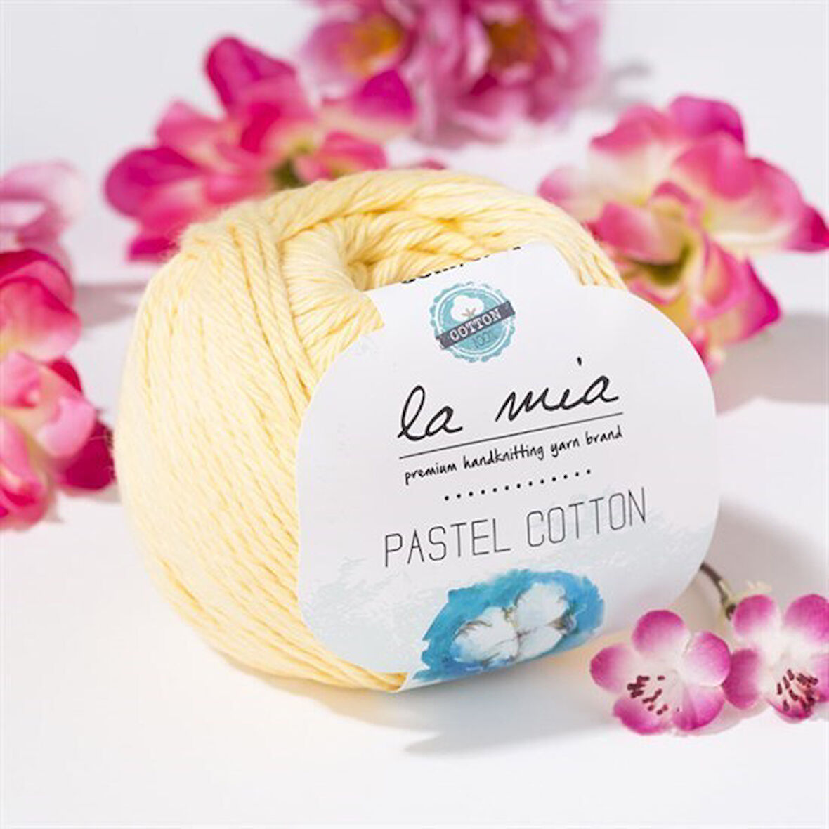 La Mia Pastel Cotton Sarı El Örgü İpi - L060 - 33615