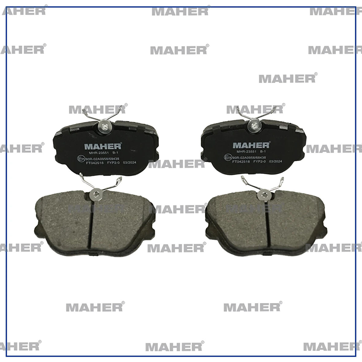 FREN BALATA MERCEDES 1982-1993 W201 190 SERİ ÖN A0004299120