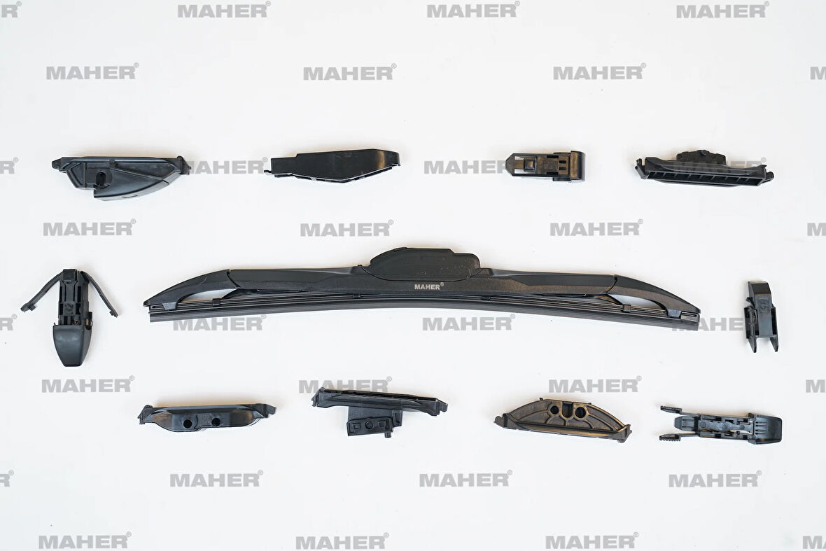 SİLECEK SÜPÜRGESİ TEK TİP ÜNİVERSAL 11 APARATLI 14 HYBRID (350MM) 29945