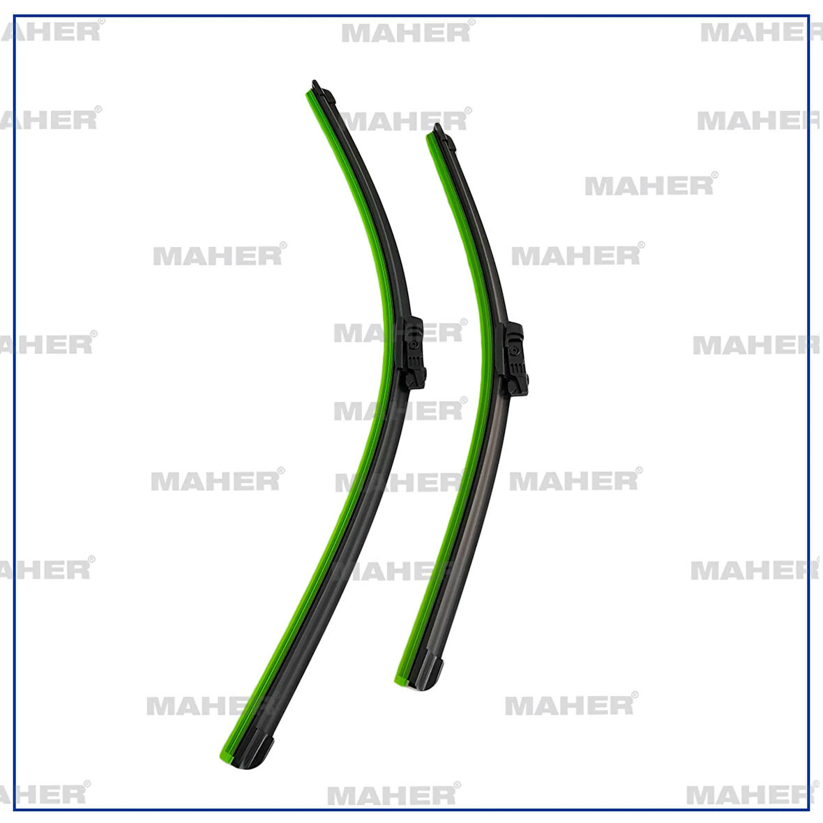 SILECEK SÜPÜRGESI TAKIM PASSAT 2011-2014 / Q2 2016 / OCTAVIA 2012 / GOLF7 2012-2016 / JETTA 2010 16MM BUTON 24+19 A979S (600MM+480MM) 1Q1998002