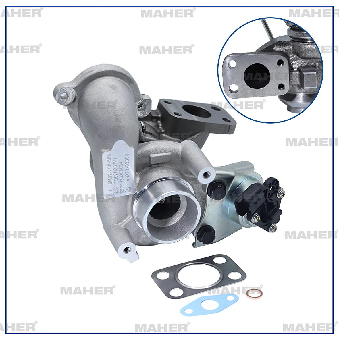 TURBO FIESTA / COURIER / B.MAX 1.4-1.5-1.6 DIZEL / C3 / C4 / C ELYSEE / 207 / 208 / 301 / 308 / PARTNER 1.6HDI 92PS 0375Q9