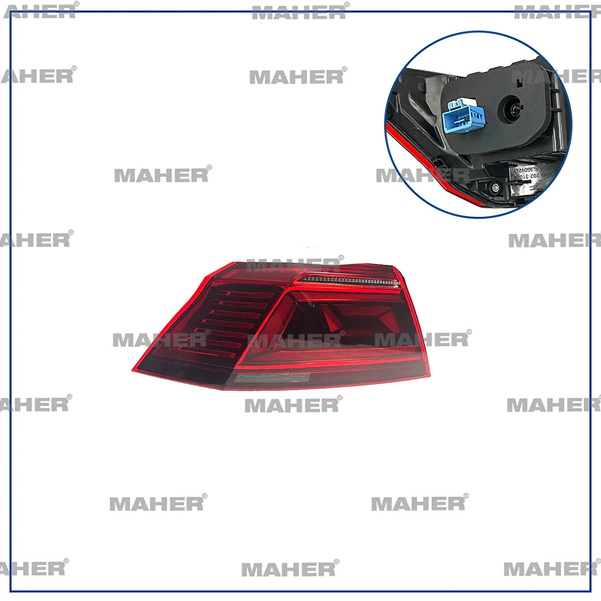 STOP LAMBASI PASSAT 2019-2022 DIŞ SOL LED HIGHLINE 3G5945207F