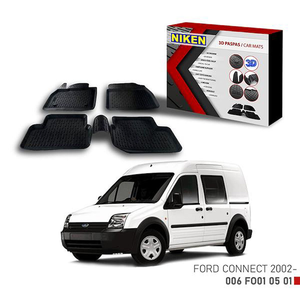 3D PASPAS FORD CONNECT 2002-