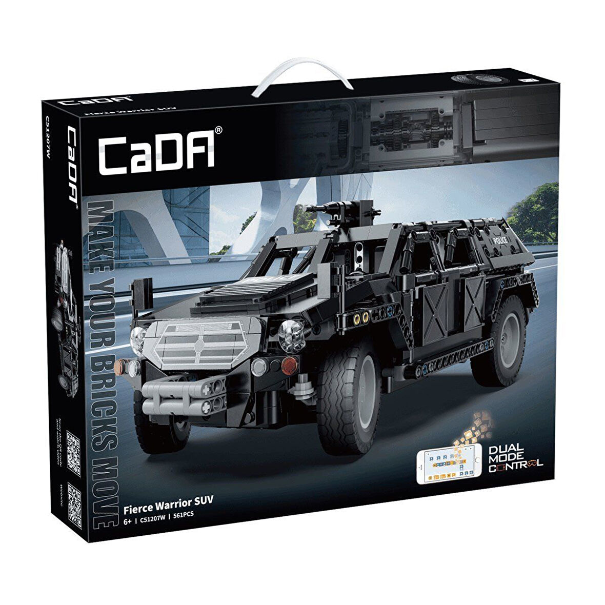 C51207W Cada Swat Kamyonu Blok Seti 561 Parça -Vagon life