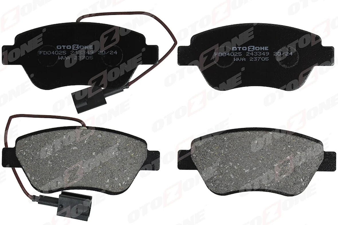 ÖN BALATA NEMO 1.3 HDİ 75 2009BIPPER 1.3 HDİ 75 2010BIPPER TEPEE 1.3 HDİ 2010 FIORINO 1.4 1.3D 2009 ÇİFT FİŞLİ 4254 C8 77365651 77364874