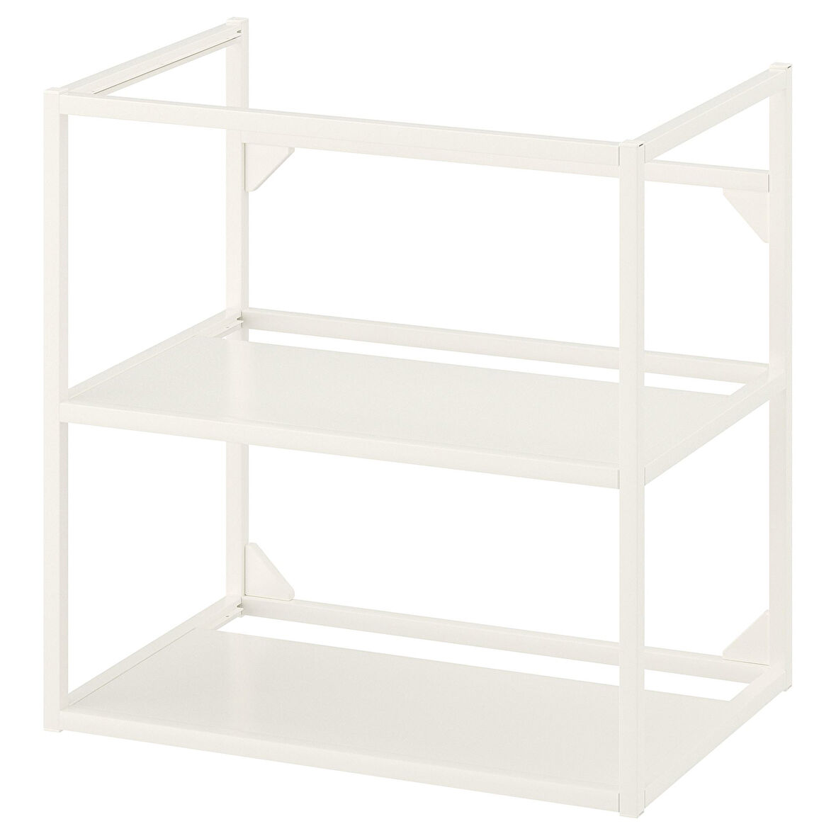 Lavabo alt dolabı iskeleti, beyaz, 60x40x60 cm, açık raf