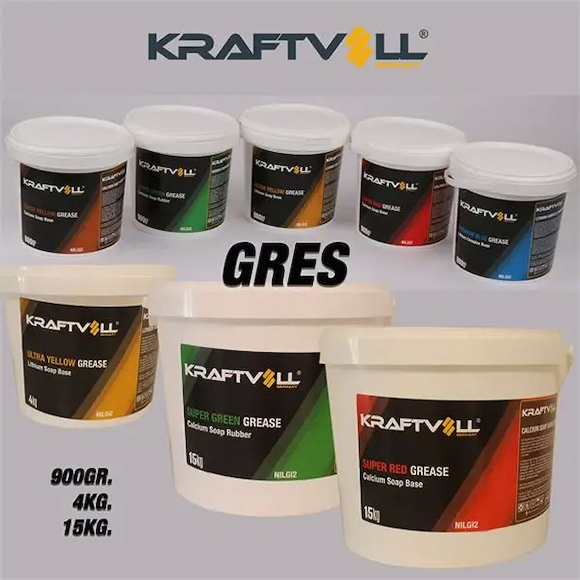 GRES KALSIYUM SABUN  NLGI2 KIRMIZI  4KG.