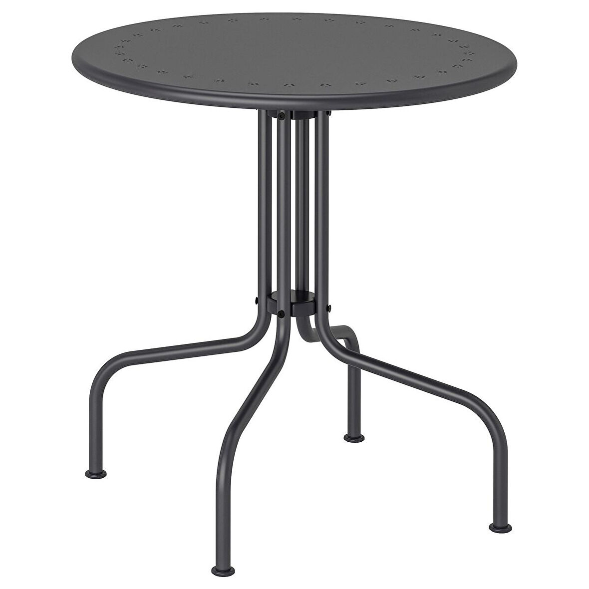 Balkon masası, gri, 70 cm