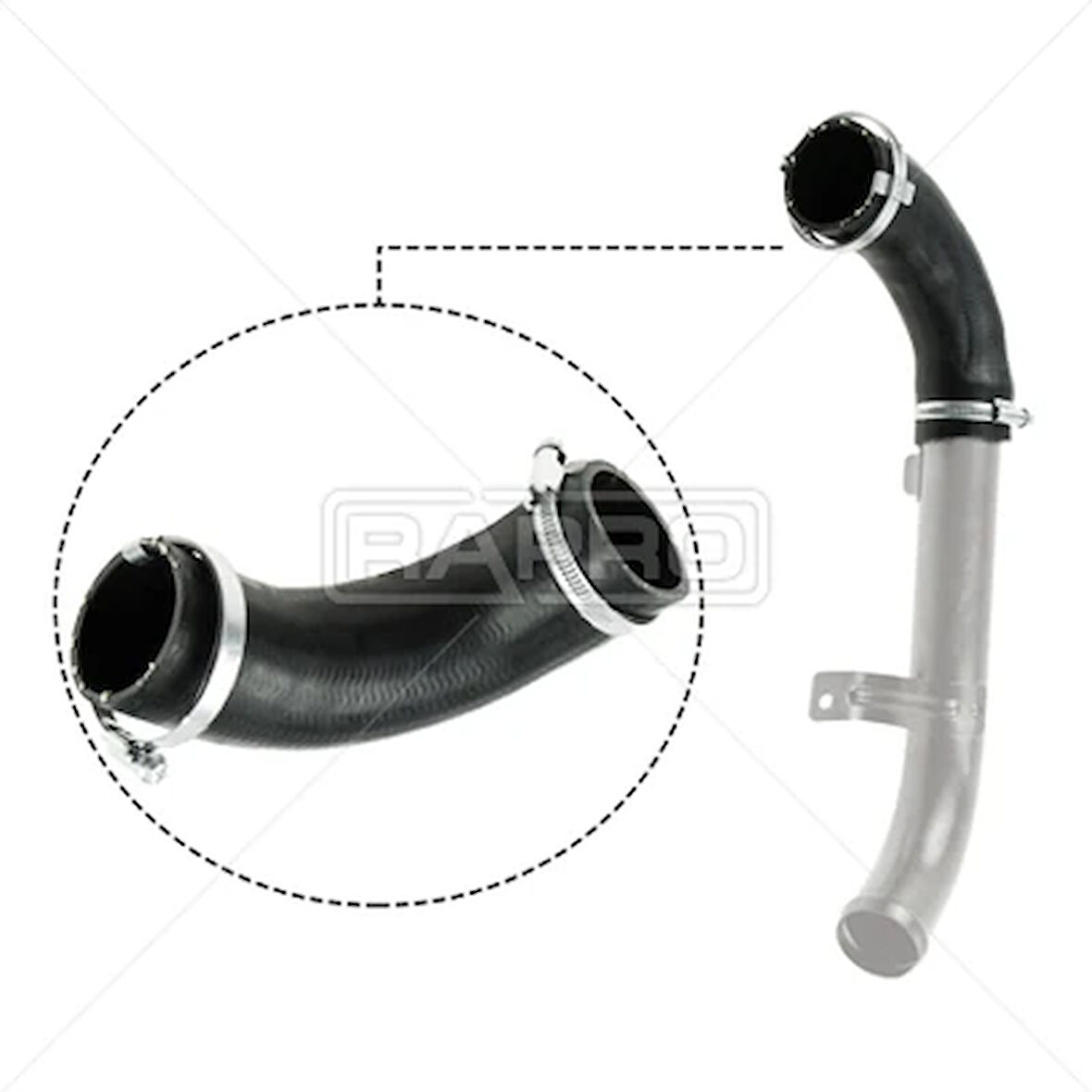 TURBO HORTUMU FORD C-MAX 1 1.8 TDCI 2003-2007 1496238 4M516K863BE 4M516K863BC