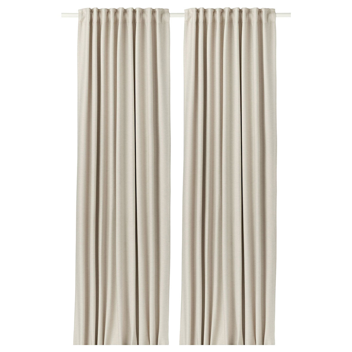 Karartma perde/2 kanat, bej, 145x300 cm, loş ışık, polyester
