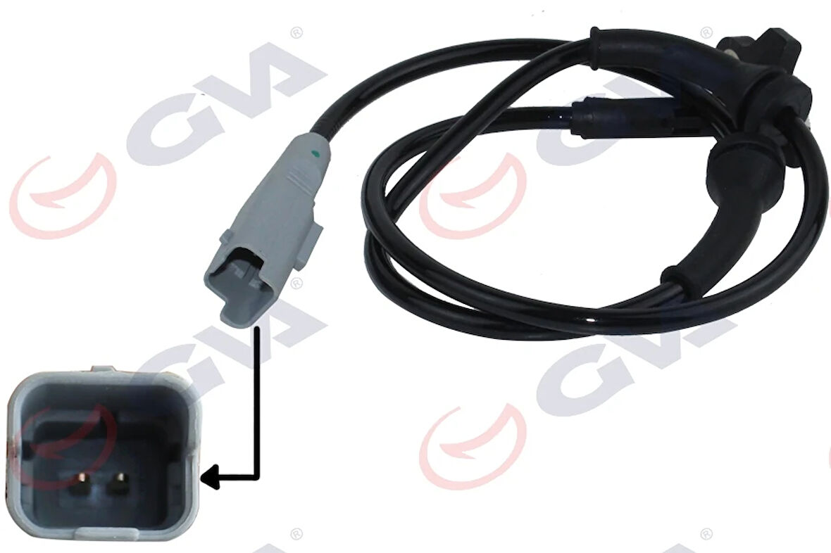 ABS DEVİR SENSÖRÜ ÖN PEUGEOT PARTNER 2008 CITROEN BERLINGO 2008 C4 PICASSO 2009-2013 9813759680 4545 E7