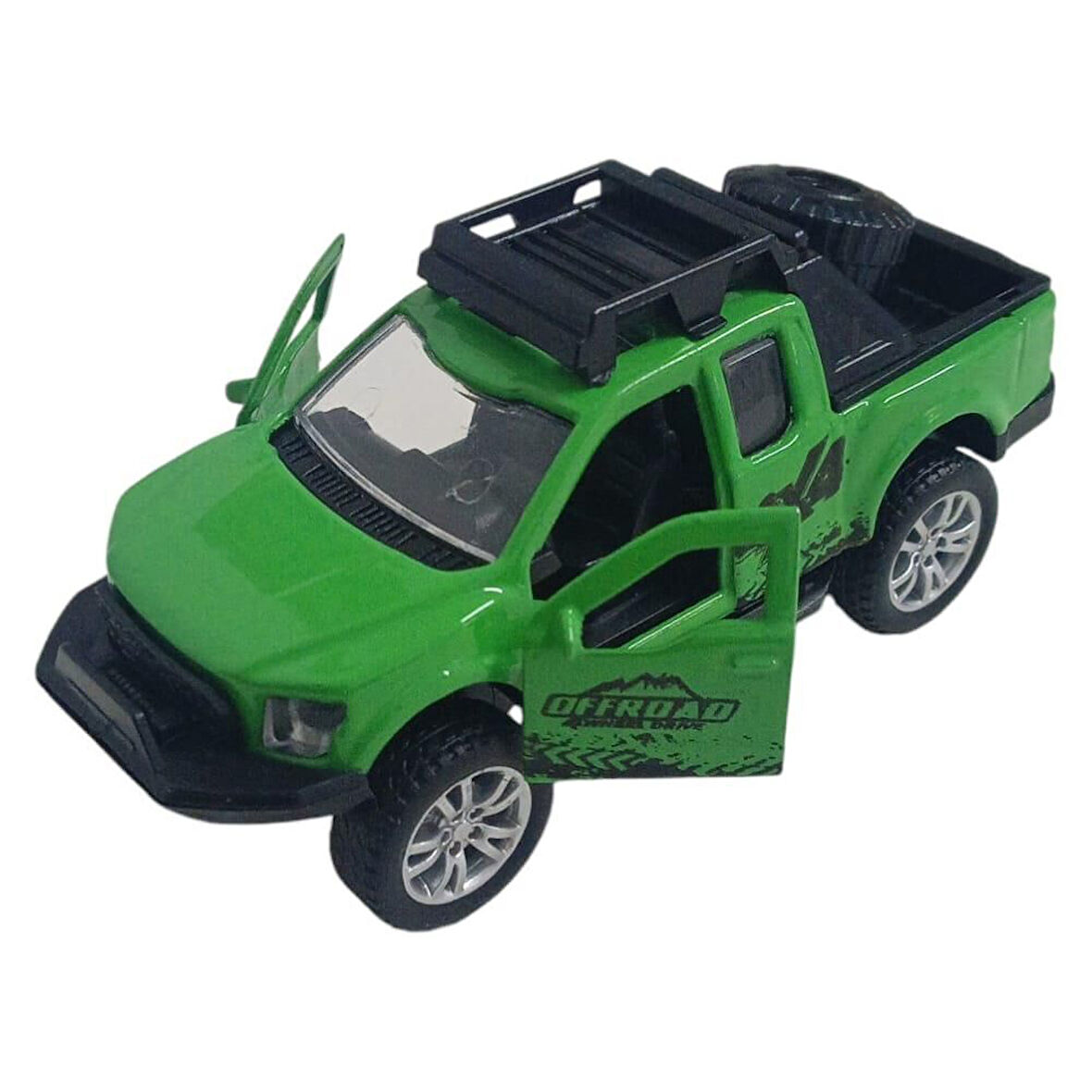 Çek Bırak Metal Arazi Aracı 13 cm - Yeşil