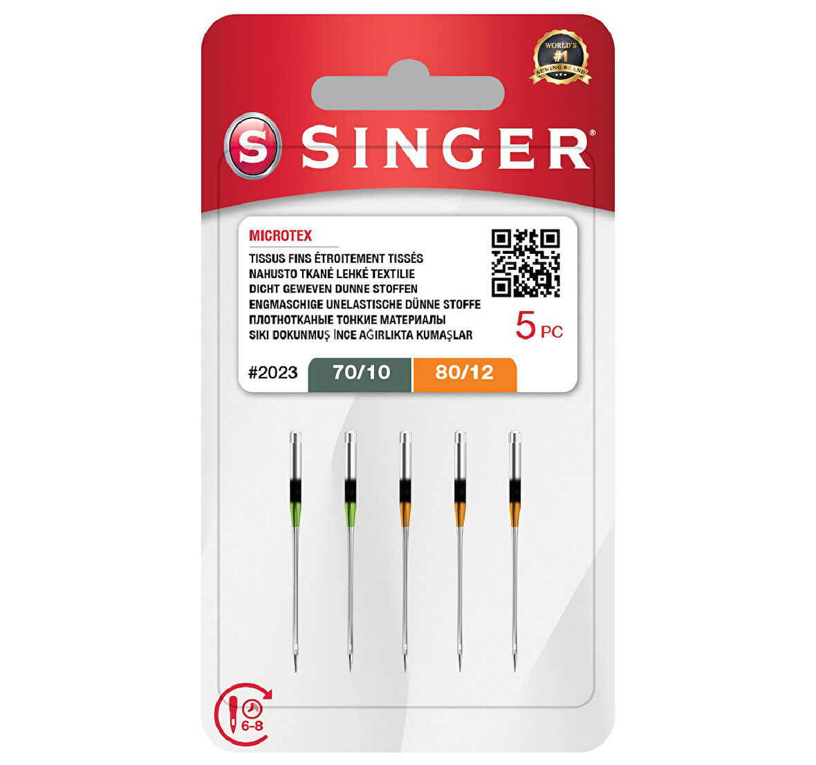 Mikrotex İğnesi Karışık (3X10, 2X12 No.)