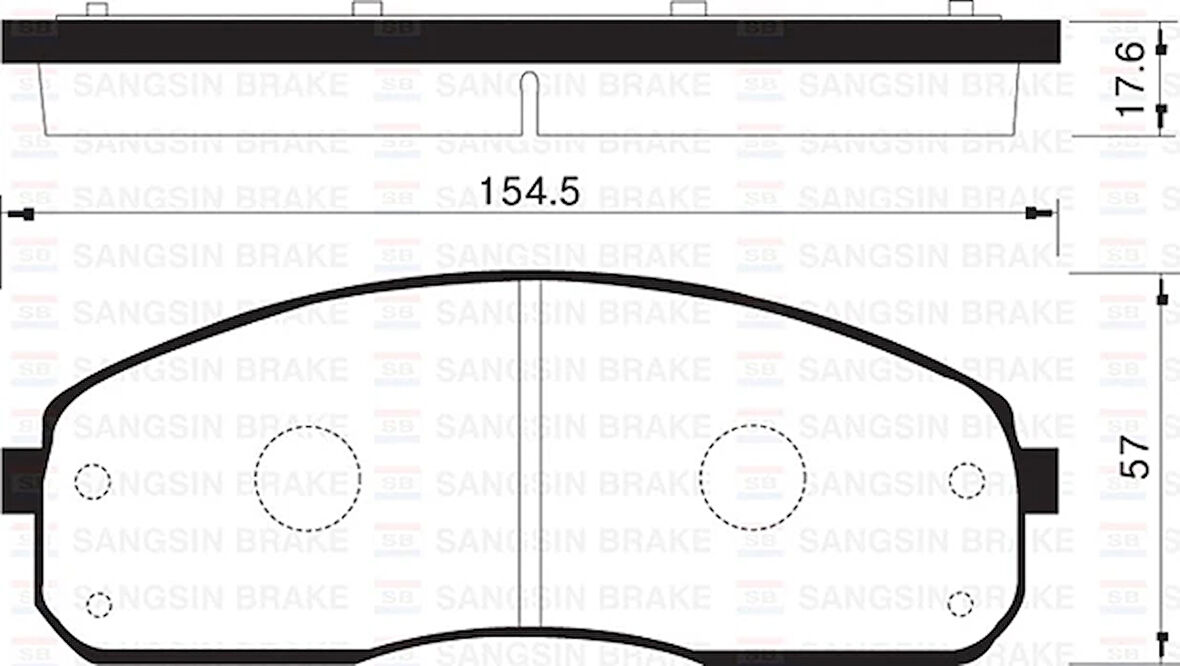 ÖN FREN BALATA KIA PREGIO 2.7L J2 99- / CARNIVAL 2.9L 2000-2005 581014EA00 0K56A3323Z 0K72G3328Z
