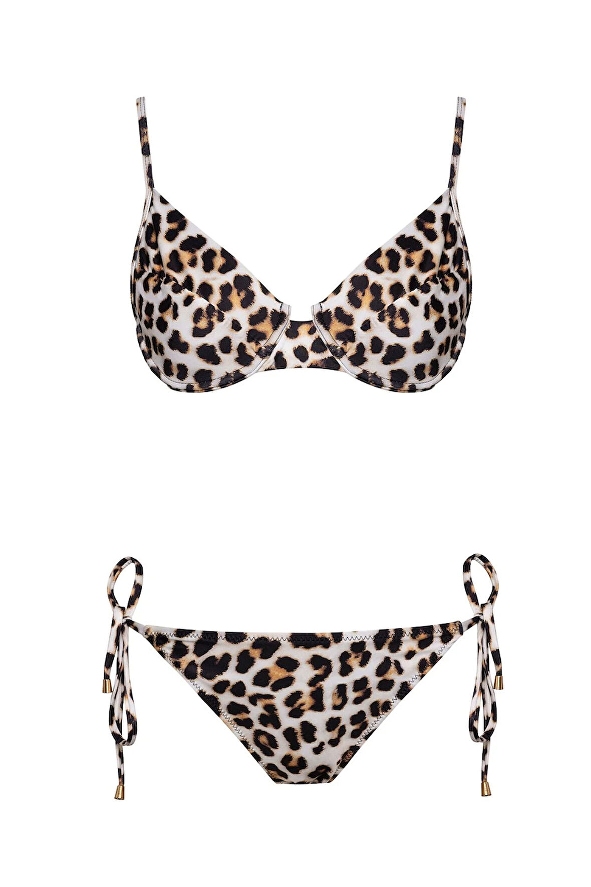 Telli Balenli Çıkarılabilir Destekli Bikini Takım 