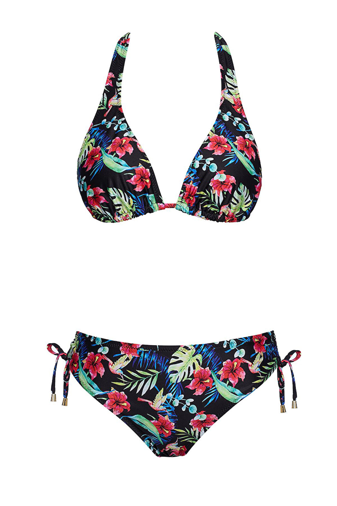 Kalın Askılı Üçgen Bikini Takım 