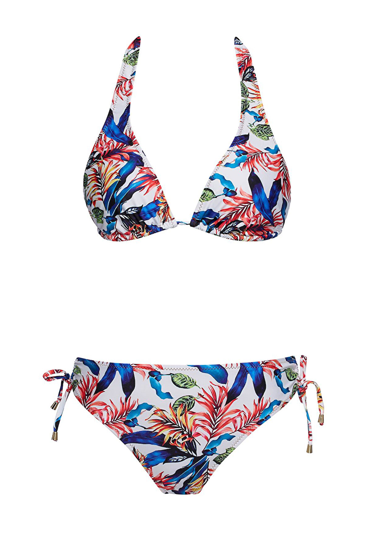 Kalın Askılı Üçgen Bikini Takım 