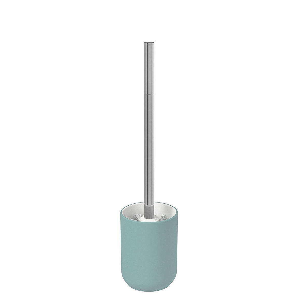 Tuvalet fırçası, açık gri-turkuaz, 38 cm