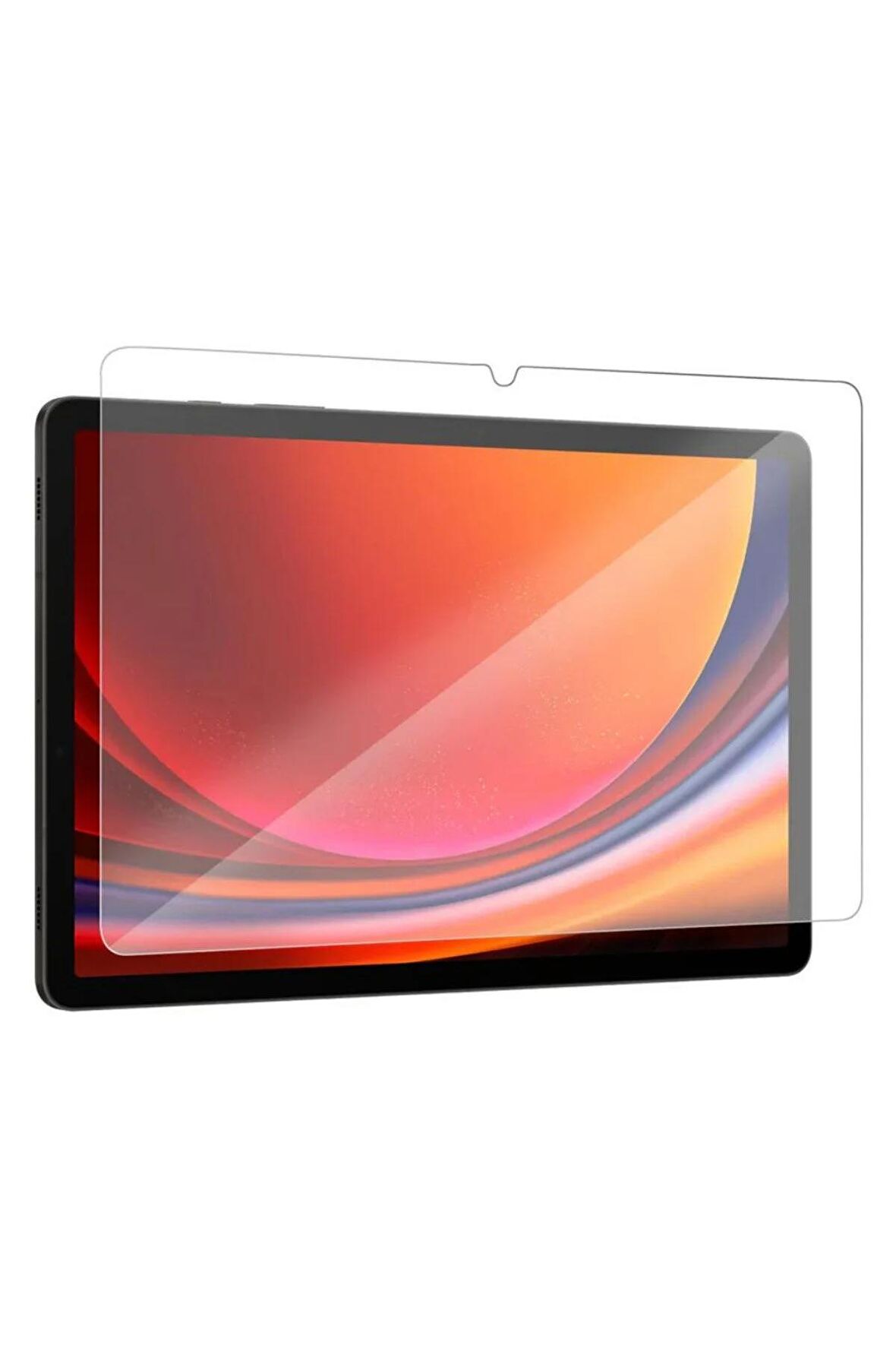 Samsung Galaxy Tab S9 FE Plus SM-X610 ile Uyumlu Kırılmaz Tablet Temperli Cam Ekran Koruyucu