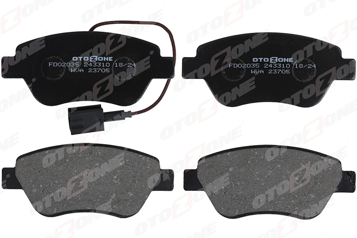 ÖN BALATA DOBLO-ALBEA-LINEA-STILO-FIORINO 1.3MJTD-BIPPER-NEMO 1.4 HDI FIŞLI 77364393 77363942 77364158 77363974