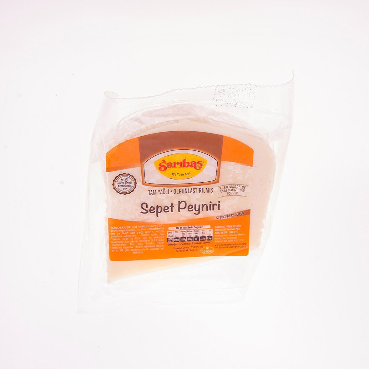 Sarıbaş Sepet Peyniri̇ 350 Gr