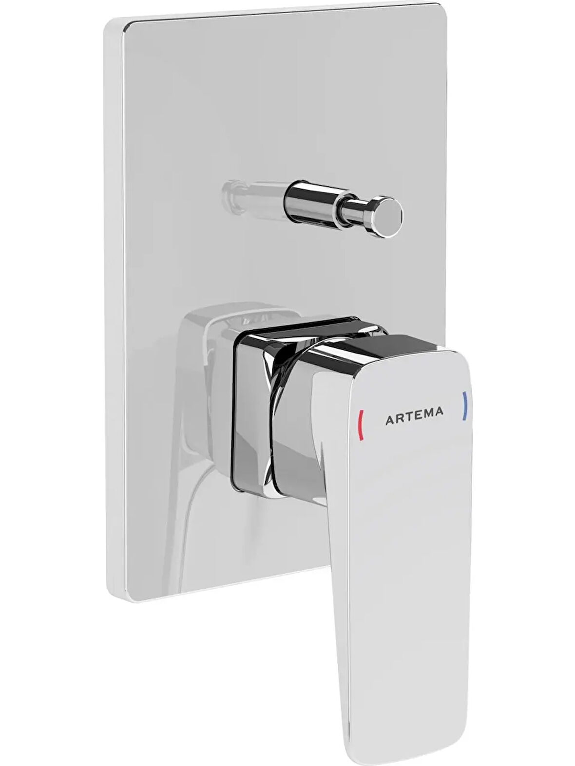 Artema Root Square A42752 Ankastre Banyo Bataryası, Sıva Üstü, Krom