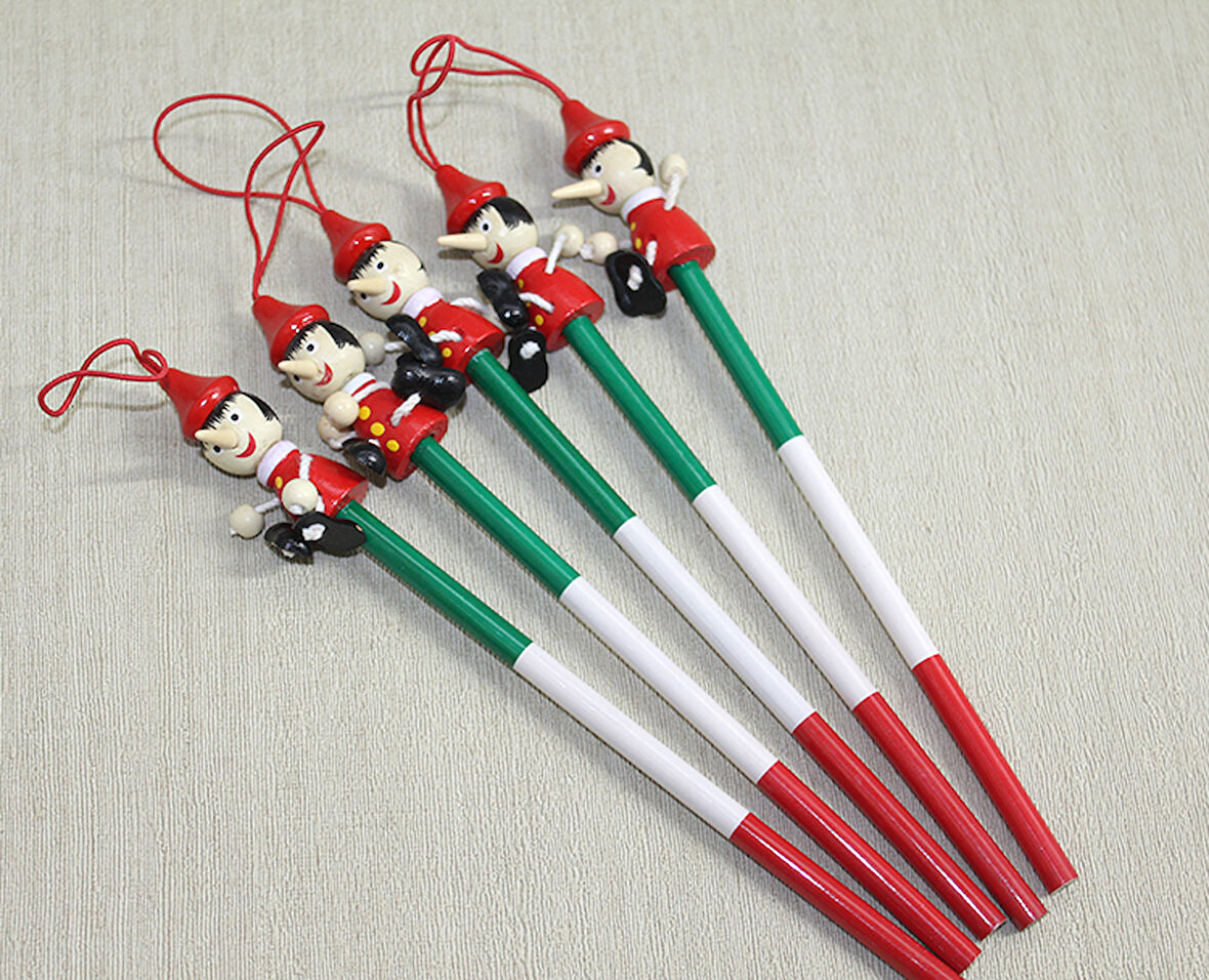 Ahşap Pinokyo Kurşun Kalem 