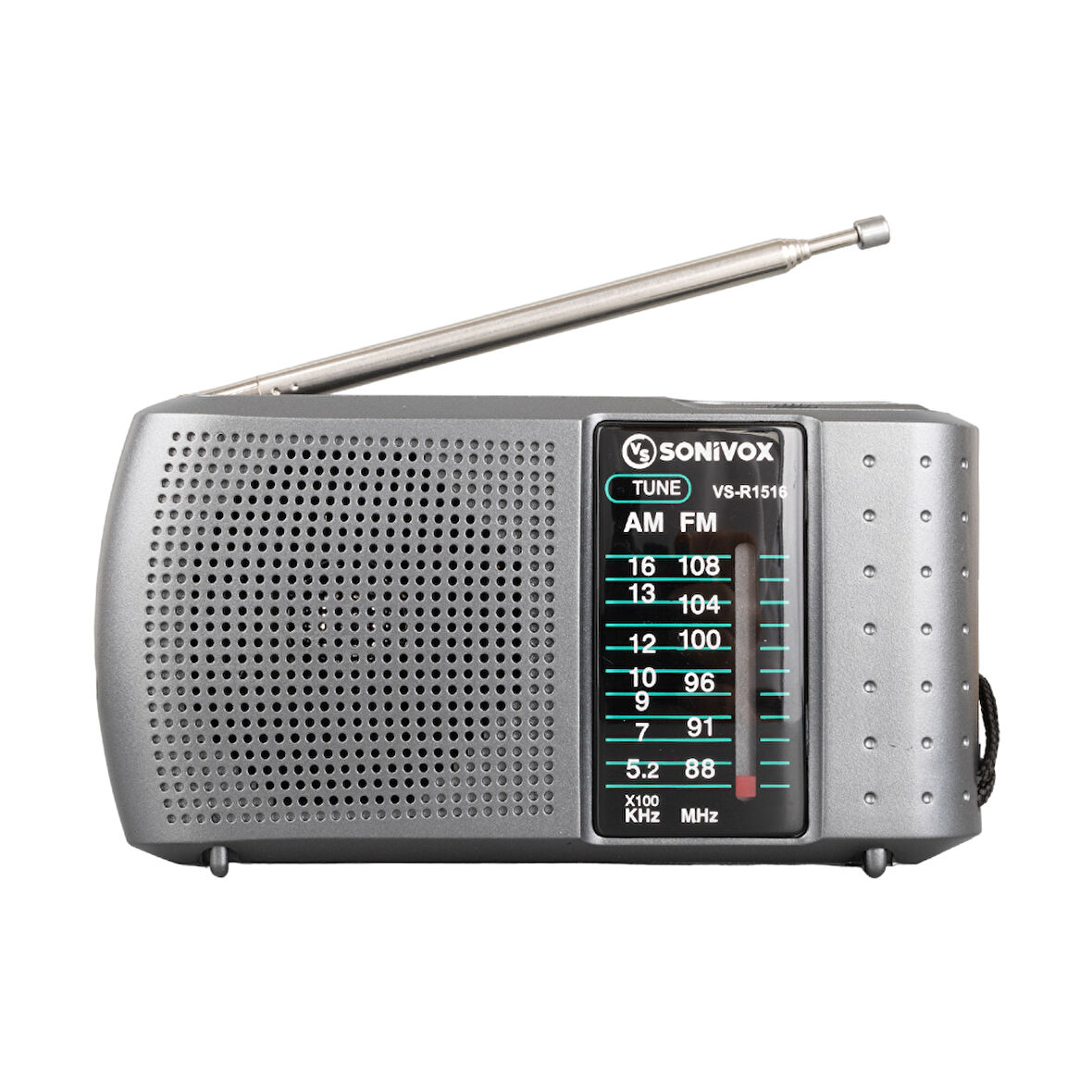 SONIVOX VS-R1516 GRİ RENK ANALOG RADYO (4549)