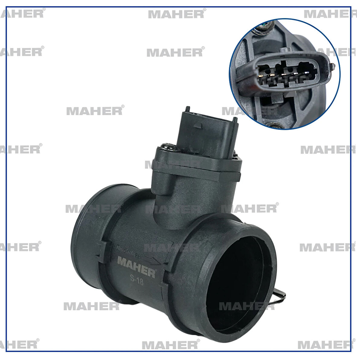 SENSÖR HAVA AKIŞ ASTRA G / ASTRA H / CORSA C 2004-2007 Z10XEP-Z12XEP-Z14XEP 5 PİN OVAL SOKET 836644 836640