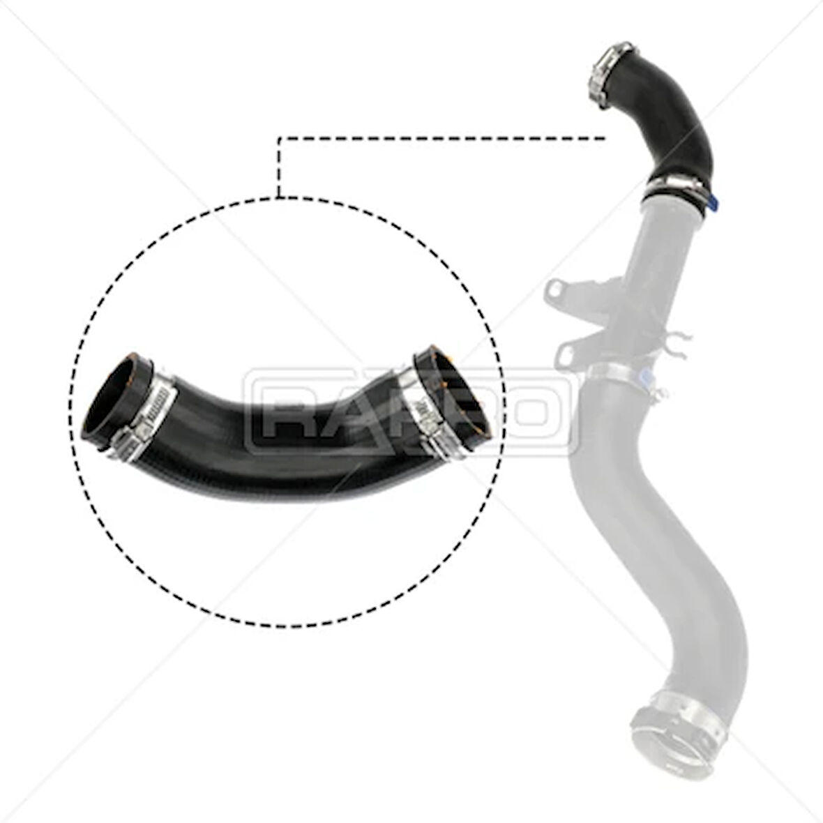 TURBOSARJ HORTUMU SOL KUCUK MERCEDES VITO W447 2014 A4475280582