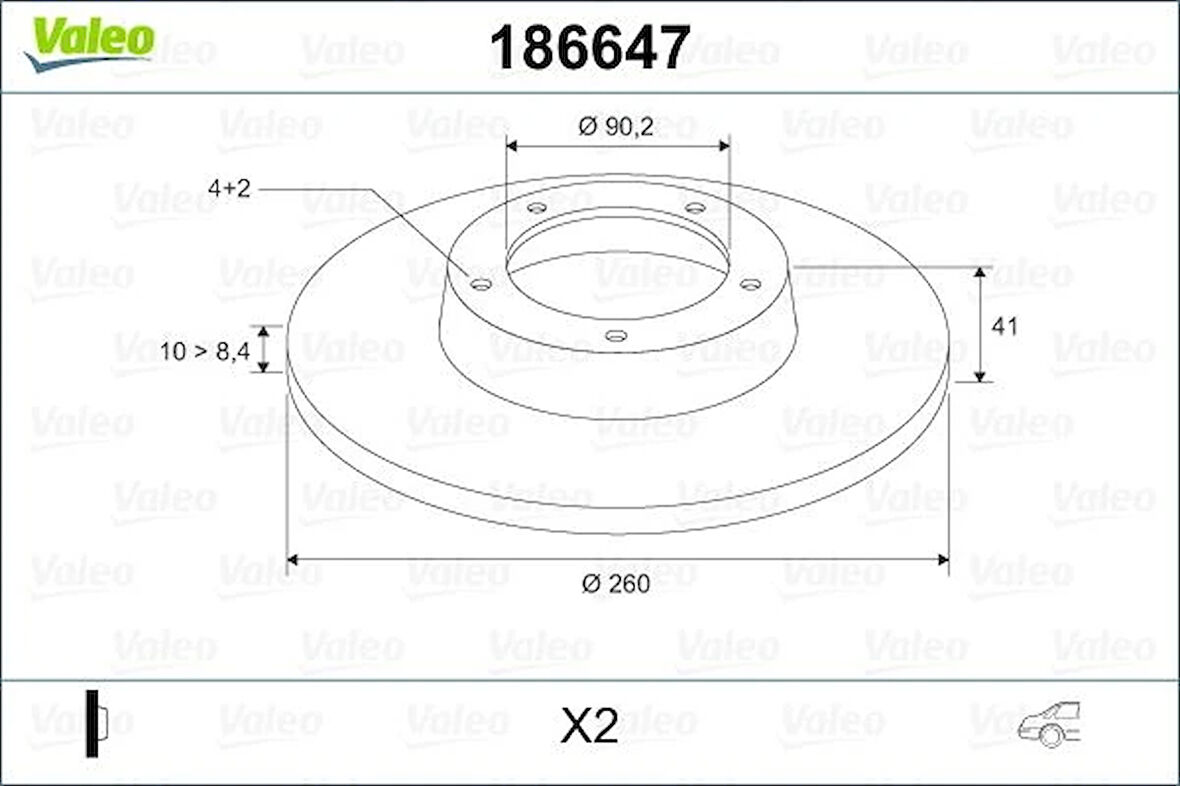 ARKA FREN AYNASI VOLVO S40 1.6 1.8 1.9D 2.0 540 1995-2004 CARISMA 2000-2006 PRATON 2001-2007 260-4DL MB699288 MB699289 30872940