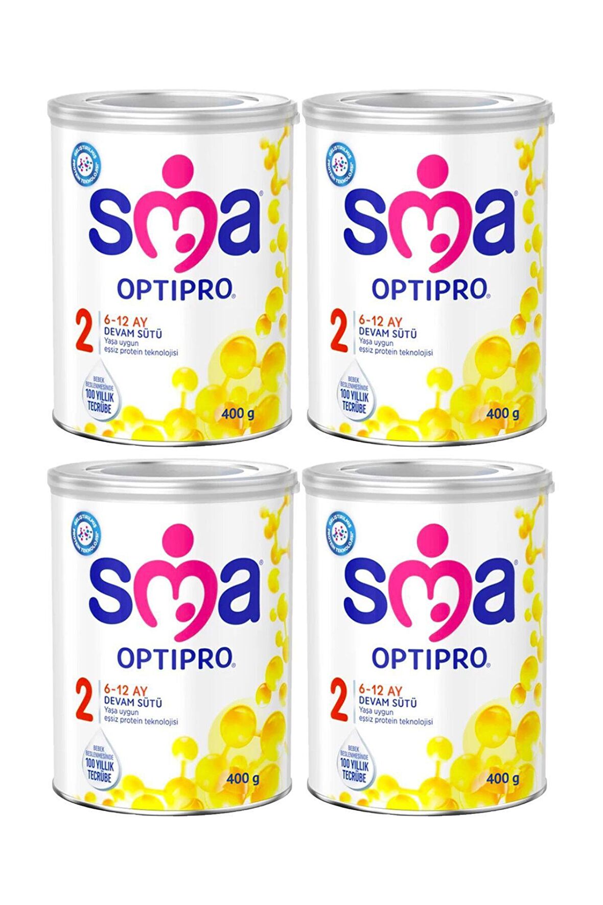 SMA Optipro 2 Probiyotik Devam Sütü 4 Adet x 400 gr