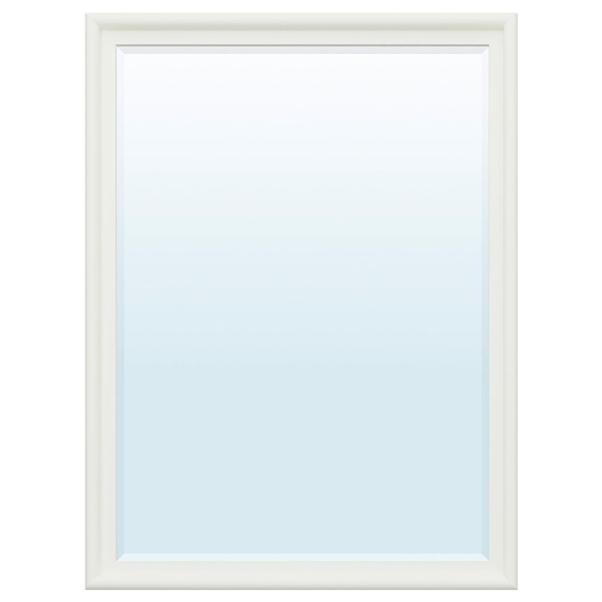 Duvar aynası, beyaz, 60x80 cm