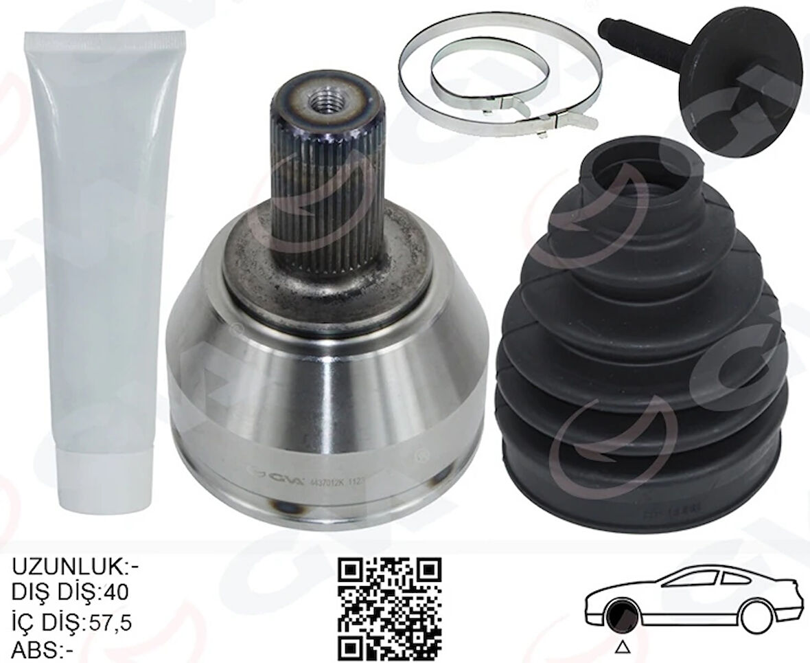 ÖN AKS KAFASI DIŞ SAĞ-SOL MONDEO 4 2007-2014 S MAX GALAXY 2006-2015 1.6TDCI-2.0TDCI VOLVO 560 1 T5 2013-2018 570 3 D3-D4 2010-2015 XC60 1 D3-D4 2009-2014 6G913A327LB 1504139 1727237