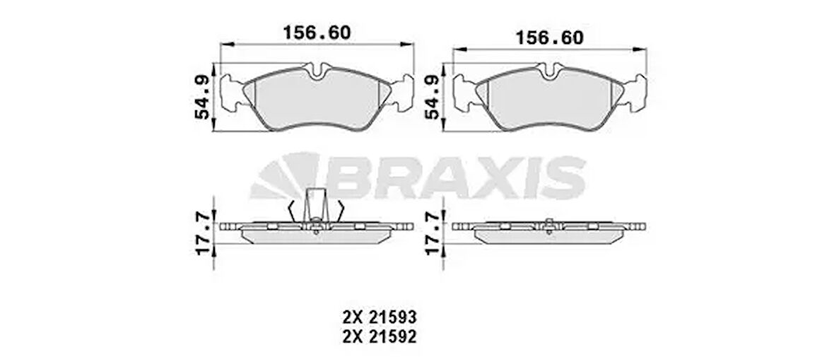 FREN BALATASI ARKA SPRINTER 9606 LT 28 35 46 96