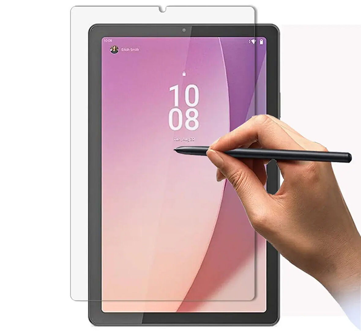 Lenovo Tab M8 4. nesil ZABW0071TR için full kaplama nano tempered Flex esnek ekran koruyucu kırılmaz cam