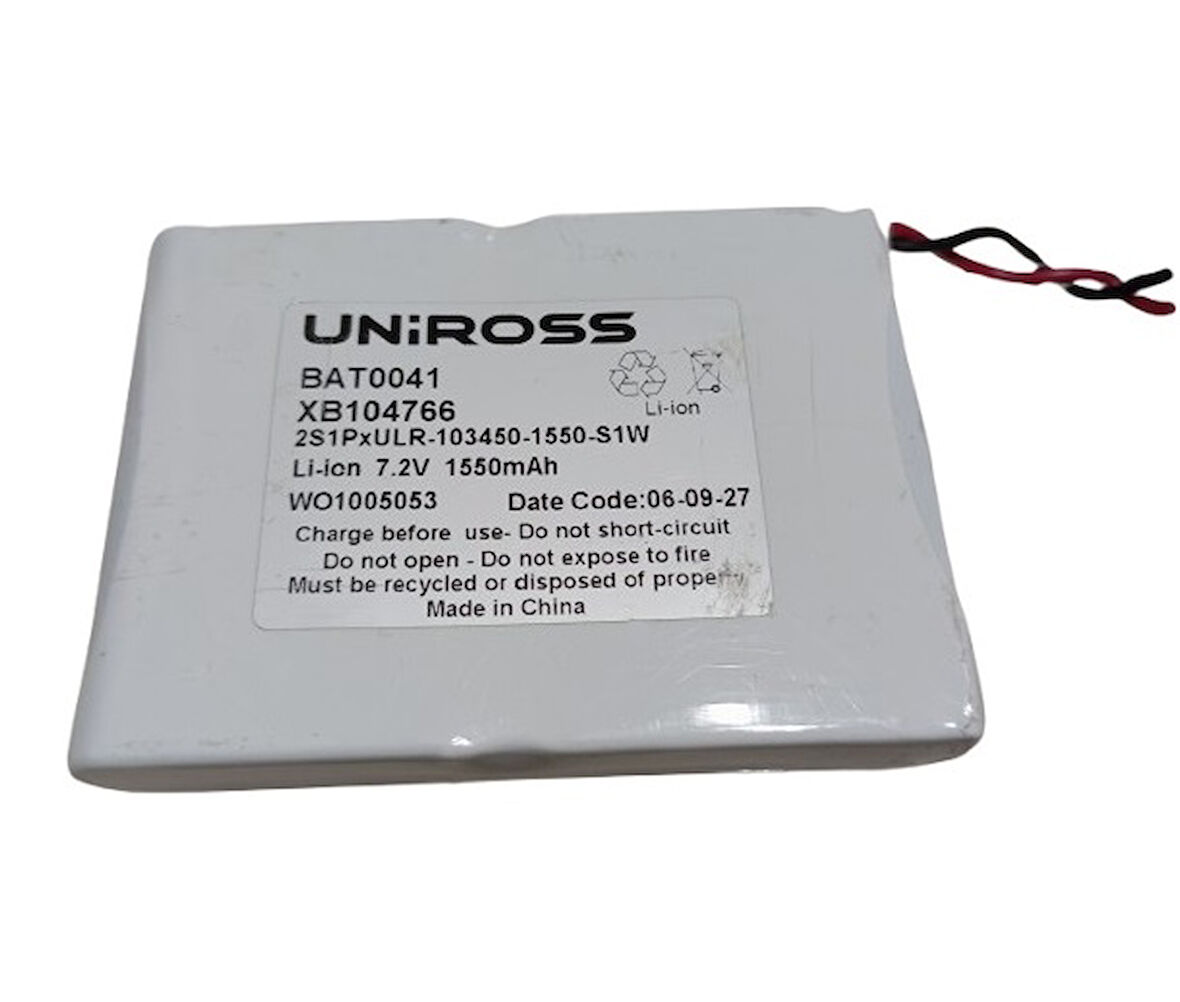 Uniross Bat0041 XB104766 Li-ion 7.2V 1550mAh BMS Devreli Batarya Şarjlı Pil